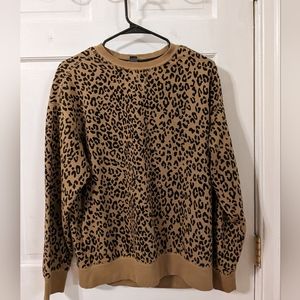 Eddie Bauer animal print sweater